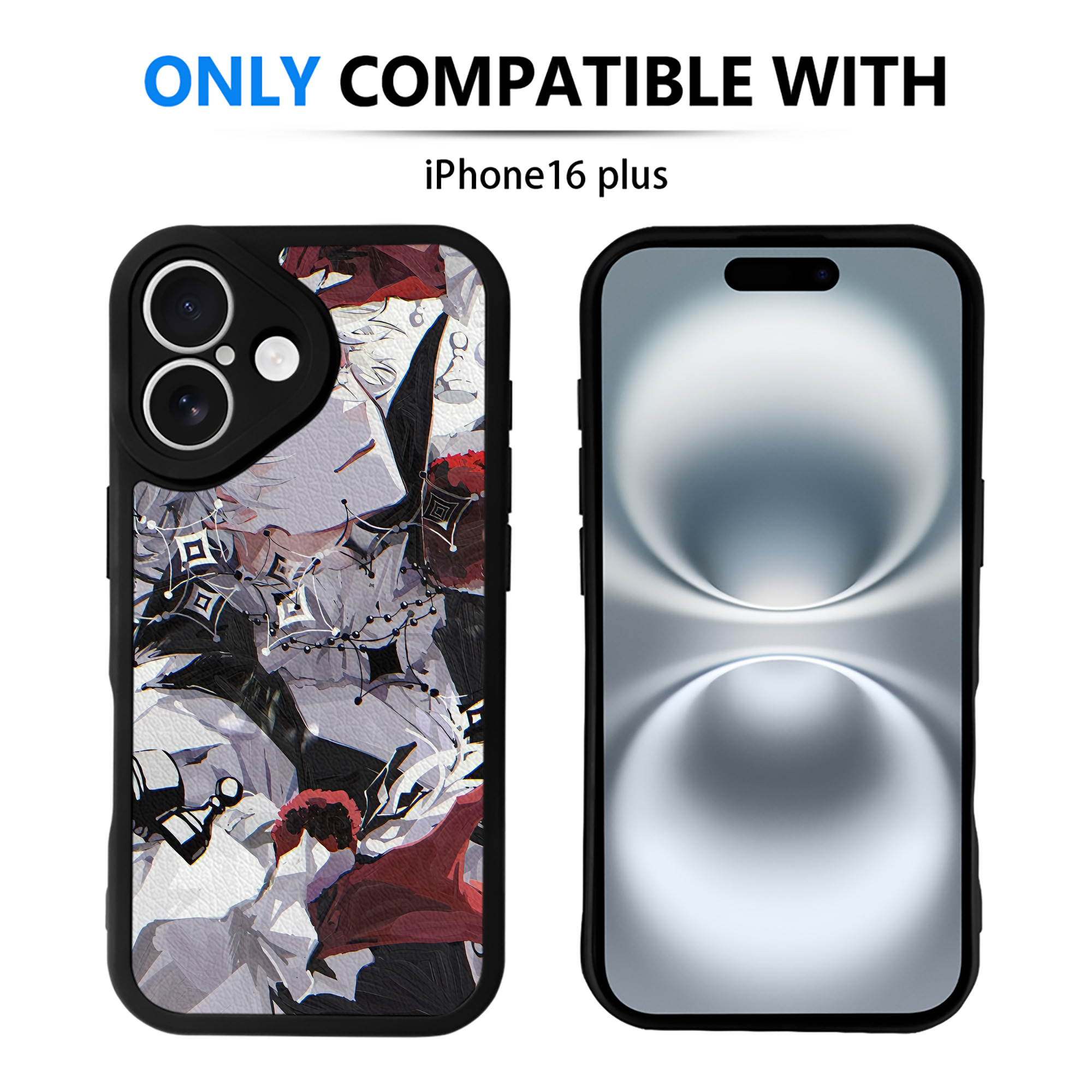 （画像用） 文豪ストレイドッグス Bungo Stray Dogs 【iPhone 16シリーズ対応】シリコンスマホケース（レザー調） 材質：シリコン
